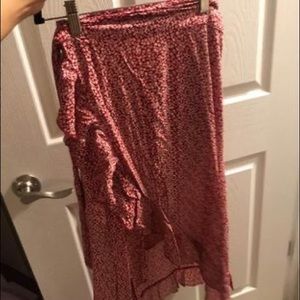 Shein Mid length wrap skirt